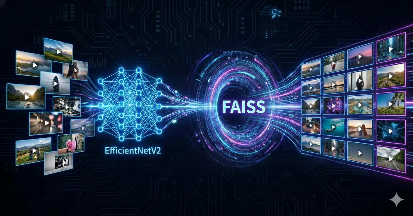 EfficientNetV2와 FAISS를 활용한 영상 유사도 검색 시스템